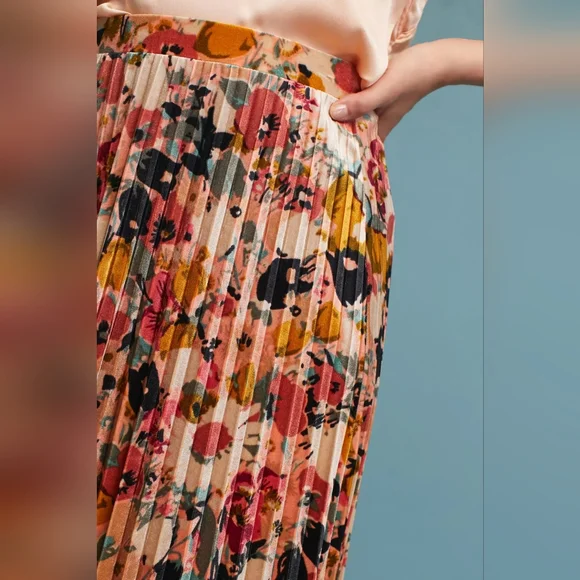 Anthropologie Maeve Floral Skirt Size XL - Picture 2 of 8
